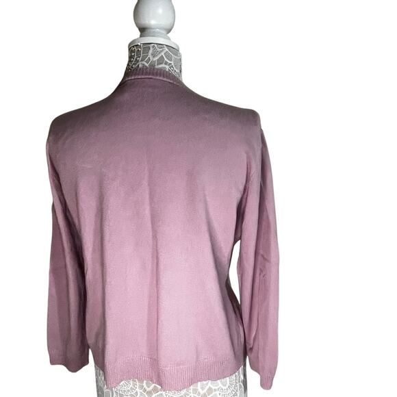Fashion Bug Vintage Pink Sequin Cardigan Women’s Size XL – EUC - Picture 4 of 8